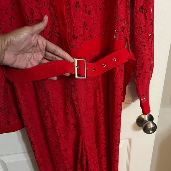 Super cute 1X red laced jumper. - Picture 4 of 8